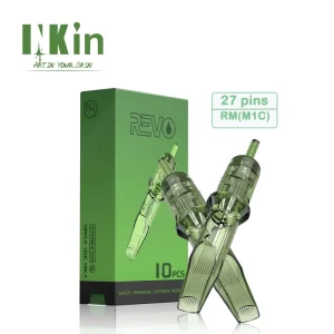 INKin Revo 10Pcs Box 1027M1C RM Professional Agujas De Tatuar Disposable Tattoo Cartridges for Body Art