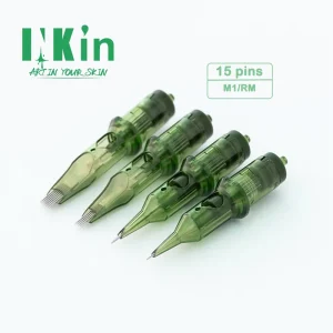 INKin Revo 10Pcs Box 15Pins M1 RM Professional Disposable Tattoo Cartridges for Body Art