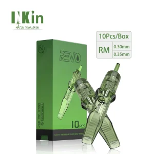 INKin Revo 10Pcs box RM M1C Tattoo Needle Manufacture Curved Magnum Cartridges Tattoo for Body Art