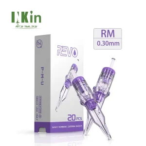 INKin Revo 20Pcs box RM M1C OEM ODM Manufacturer Scalp Micropigmentation Hair Stroke Customized Tattoo PMU Cartridge Needle