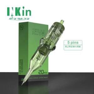 INKin Revo 5pins 20Pcs Box Cartridge Needle Professional Premium Tattoo Cartridge Needles for Body Art