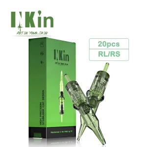 INKin Revo RL RS 20pcs/Box Tattoo Cartridge Needle Disposable Tattoo Needle with Precise Positioning System