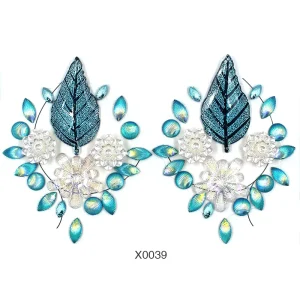 INS Tiktok Chest Jewels Body Gem Temporary Body Tattoo for Party Decoration