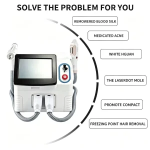 IPL Beauty Machine Q-Switched Nd:YAG Laser Machine for Tattoo Removal and Skin Rejuvenation CE Approved Salon Home Equipment