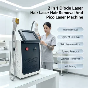 Ice Compress Diode Laser Beauty Machine Professional Salon Device Permanent Hair Removal Facial Skin Rejuvenation Equipment