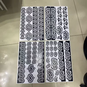 India Henna Tattoo Stencil Temporary Body Art Tattoo Equipment for Women Tattoo Sticker Tattoo Suply