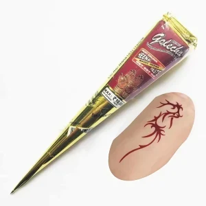 Indian Multicolour Henna Cream 100% Natural Premium Grade Semi Permanent Body Art Mehndi Temporary Tattoo Painting