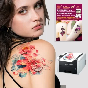 Indian White Fashionable Sexy Eco-Friendly Water Transfer Temporary Tattoo Stickers Craft Paper Oblong Shape No Liquid