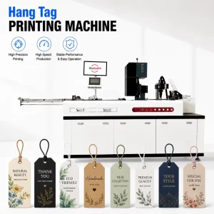 Industrial Hang Tag Printing Machine Digital Inkjet System for Retail Apparel Label Packaging Branding Production Manufacturing