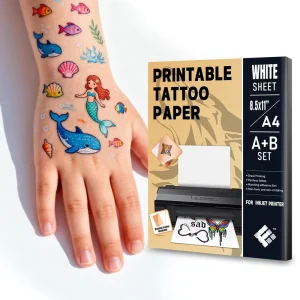 Inkjet Printer Printable Tattoo Paper Water Transfer Temporary Body Art DIY Designs Suitable for Events Schools Decorations