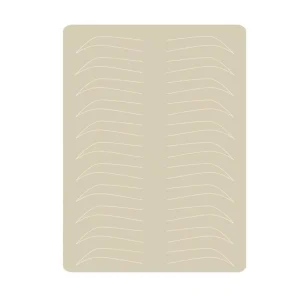 Inkless White Brow Practice Skin Pad Latex for Tattoo Practice Skin Manufacturers of Microblading Training