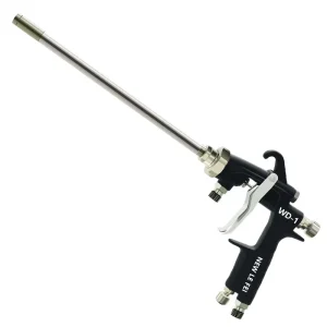 Inner Wall Pneumatic Long Rod Spray Gun Stainless Steel 360° Manual Pipe Coating Gun with Long Extension