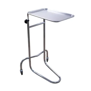 Instrument Stand with Stainless Steel Tray Surgical Tray Stand Tattoo Medical Utility Cart for Clinics Salons Dentist