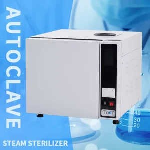 Intelligent Design Class B Desktop Autoclave Sterilizer Condensate Collection Tank 23L Capacity 121 134