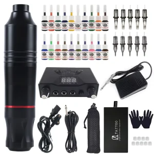 Japanese Motor Biomaser Tattoo Kit Best Microblading Machine Rotary Digital Tattoo Machine Pen Sets