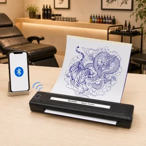 K82 RoHS UN38.3 Safe Tattoo Stencil Transfer Machine Lightweight Portable for Travel Tattoo Artists