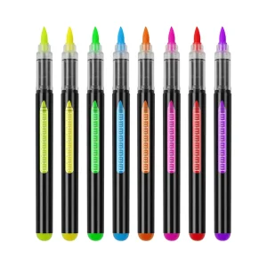 KHY 8 Color UV Glow In The Dark Tattoo Pen Manufacturer Temporary Tattoo Marker Pen Suitable For Face Painting