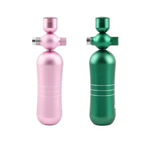 KKS Aluminum CE Certified Makeup Paint Nano Spray Gun Airbrush Compressor Kit with Oxygen Jet