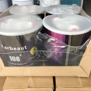 Karbeaut P280 2K BPO Polyurethane Powder Coating Body Filler with Hardener for Car and Boat Paint Brush Application