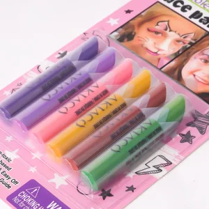 Kid Friendly Face Paint Sticks with Easy Application for Halloween Fun