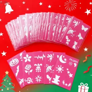 Kids Drawing Template Tattoo Stencils Party Supplies for Kids for Adult Henna Tattoo