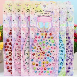 Kids Face Gems Eye Jewels Rhinestones Crystals Pearls Stickers Festival Diamonds for Hair Body Eyes