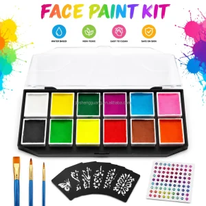 Kids Face Paint Body Paint Pride Colour Water Based High Quality Multi Color Face Paint Set
