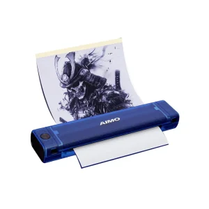 Kissure AIMO Long Image Printing Wireless Tattoo Thermal Transfer Printer Machine Roll Transfer Paper