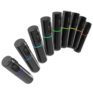 Kissure Tattoo Pen Wireless Tattoo Machine Pen LCD Screen Digital Rotary 2pcs Battery Tattoo Guns