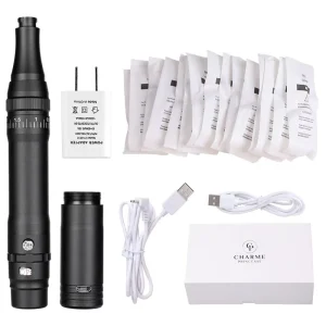 Kissure Wireless Permanent Makeup Machine Pen Professional Eyebrows Lip Tattoo Microblading DIY Machine With Cartridge Needle