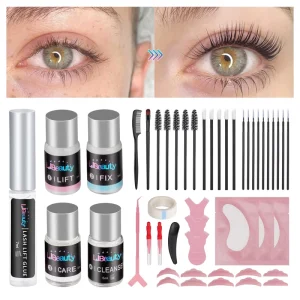 Korean Keratin Lash Lift Kit Vegan Eyebrow Lamination Kit Professional Lash Lift Liquid Kit for Salon Home DIY