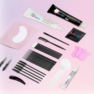 Korean Long Lasting Brow Eyelash Tint Kit Eyelash Eyebrow Henna Tint Set 15ml Professional Eyebrow Tint Kit