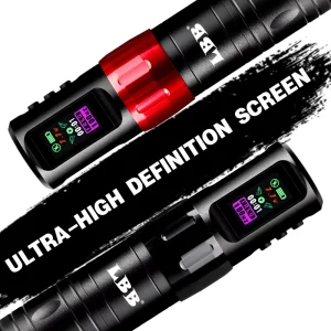 LBB S20 Wireless Tattoo Machine with Double Battery 1800mAh Tattoo Gun Cartridges Tattoo Pen