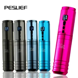 LED Professional Digital Display Electric Tattoo Gun Wireless Rotary Tattoo Pen Machine