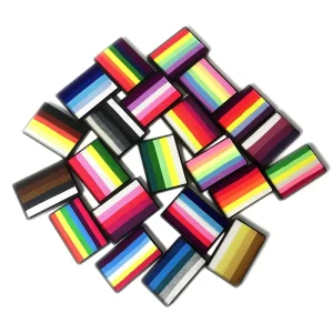 LINK RAINBOW Custom Color 50g Rainbow Split Cake Water Soluble Skin Harmless Environmental Protection Body Painting Supplies