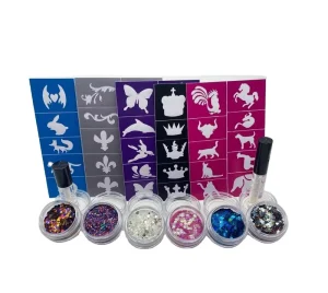 LINK RAINBOW Professional Natural Plant Based 30g Double Color Face Body Paint Split Paint Fashion Style EN71 Certified