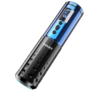 Lancer WQP-015 Permanent Stainless Steel Tattoo Gun 1500mAh Battery Replaceable Batteries 12V/10500RPM 3.5mm Stroke