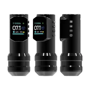 Large Color Screen Digital Display DM Wireless Tattoo Pen Permanent Makeup Tattoo Machine with 1500mAh Power Tattoo Gun