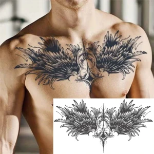 Large Realistic Tattoo Sticker for Chest and Waist Waterproof Removable