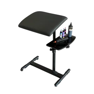 Large Tattoo Workstation Adjustable PU Leather Tattoo Table Armrest Tattoo Supplies Professional