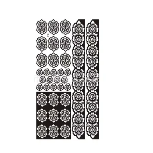 Large scale Hand Arm Design Indian Henna Tattoos Double hand Sticker Intricate Patterns Southeast Asian Template Tattoo