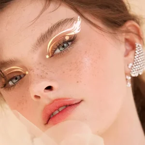 Laser Eye Makeup Tattoo Party Dance Waterproof Girl Eye Makeup Sticker Temporary Tattoo Sticker