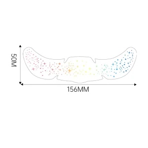 Laser Freckles Love Butterfly Customizable Waterproof Sweatproof Temporary Tattoo Stickers Makeup Face Stickers