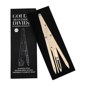 Laser Print Logo 4 Prong Stainless Steel Golden Mean Calipers Microblading Eyebrow Compass Calipers