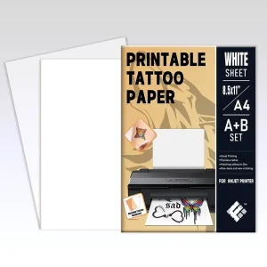 Laser Printable Tattoo Paper Combo Pack Temporary Skin Transfer DIY Body Art Sheets for Festivals Schools Craft Kits