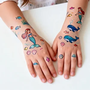 Laser Printable Tattoo Paper Water Transfer Temporary Body Art Sheets for Cosplay Shows Parties Photography and Craft Activities