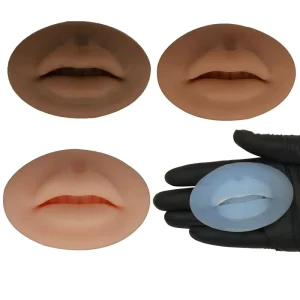 Latest Market Style Realistic 3D Lip Open Mouth Practice Skin Silicone Microblading Tattoo Permanent Makeup Accessories