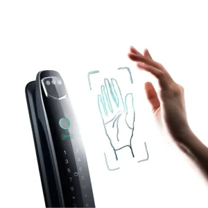 Latest NFC Wifi Smart Door Lock Handle Set 3D Face Recognition Automatic Outdoor Waterproof Security Camera Front Entry