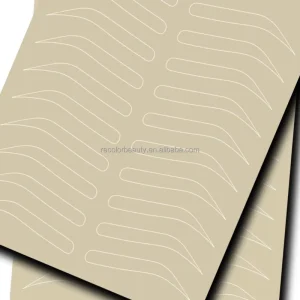 Latex No Ink Eyebrow Microblading Practice Skin Inkless PMU Brow Training Practice Skin Pad for Beauty Academy