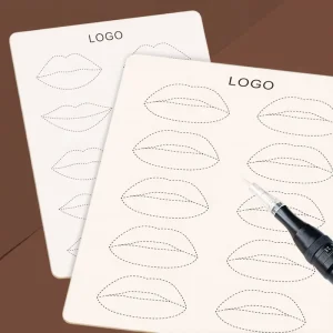 Latex Permanent Make up Double Side Silicone Lip Pmu Rubber Microblading Tattoo Practice Skin